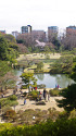 六義園・藤代峠からの眺め