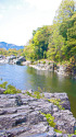 長瀞・岩畳と荒川