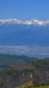 春の後立山連峰