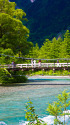 河童橋と梓川
