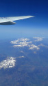 アルプス上空