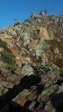 常念岳山頂