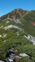 常念岳稜線