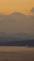 江ノ島から富士夕景