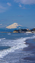 七里ヶ浜から 富士山
