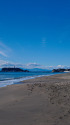 冬の湘南海岸