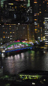 夜の隅田川と勝鬨橋