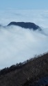 雲中の有明山
