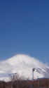 東名高速 足柄SAからの富士山