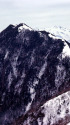 赤抜沢ノ頭から望む高嶺