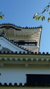 館山城と青空