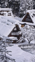 雪化粧の五箇山 菅沼集落