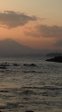 黄昏の富士山