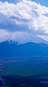 河口湖 天上山からの富士山