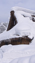 雪化粧の五箇山