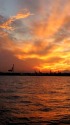 大黒ふ頭の夕景