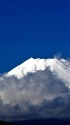 三島駅から富士山を望む