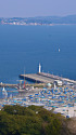 江の島から湘南の海