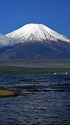 山中湖の春富士