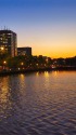 日比谷濠の夕暮れ