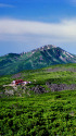 雲ノ平山荘と黒部五郎岳