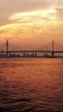 ベイブリッジの夕景
