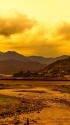 黄昏の酒匂川