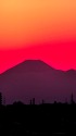 多摩川浅間神社から見た富士山