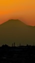 残照の富士山
