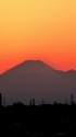 残照の富士山