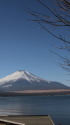 山中湖の富士山