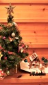 ひな壇ならぬクリスマス段
