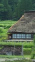 藁葺きの家