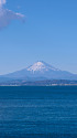 江の島大橋から見る富士山