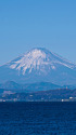 江の島からの富士山