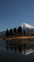 田貫湖の逆さ富士