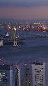 夕暮れの東京ベイエリア