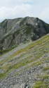 農鳥岳稜線