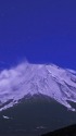 ブリザードの山頂(富士山)