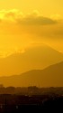 黄昏の富士山