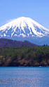 春の富士山