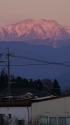 燃える仙丈ヶ岳