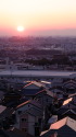 夕日