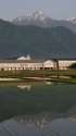 朝の常念岳