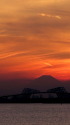 舞浜から富士山を望む