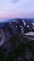 朝の白馬岳にて