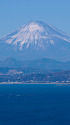 江の島から望む富士山