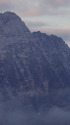 朝の北穂高