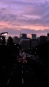 束の間の夕焼け