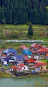 集落の只見鉄道